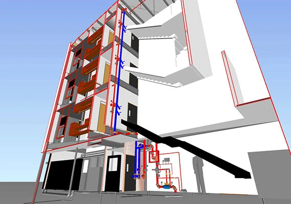 3D Architectural BIM Model