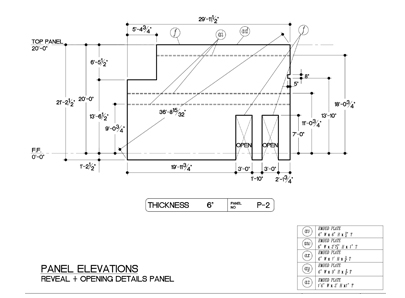 Precast concret Detailing California