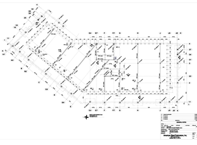 steel detailing fabrication drawings usa